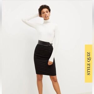 Mm Lafleur Soho Skirt NWT - Black - XL